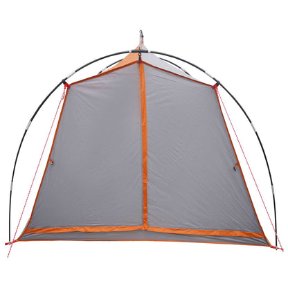 vidaXL Tunnel Tent 2-Person Grey and Orange