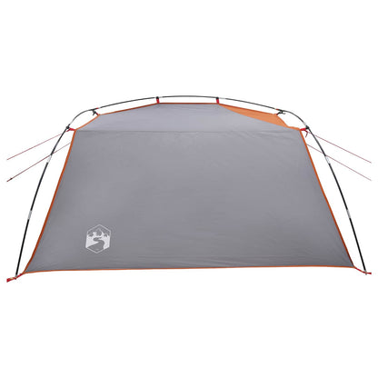 vidaXL Tunnel Tent 2-Person Grey and Orange
