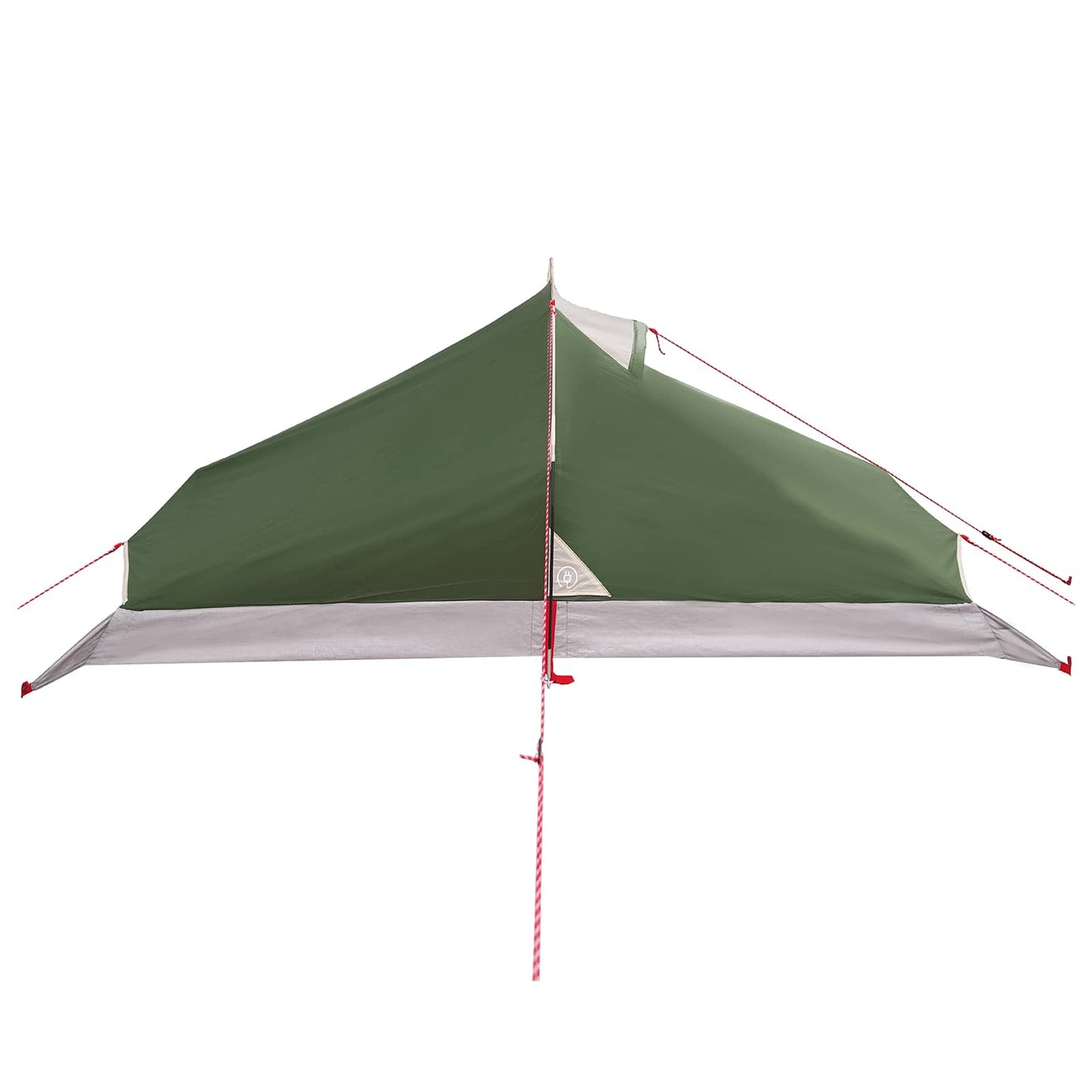 vidaXL Backpacking Tent 4-Person Green 185T Polyester with PU Coating - 40339