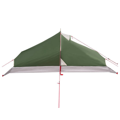vidaXL Backpacking Tent 4-Person Green 185T Polyester with PU Coating - 40339