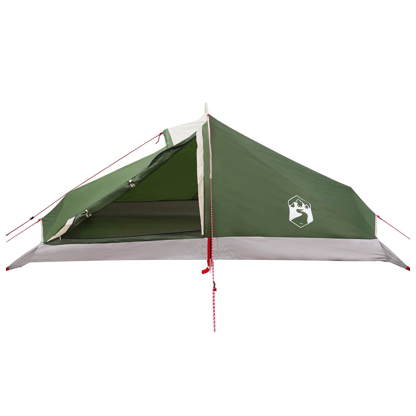 vidaXL Backpacking Tent 4-Person Green 185T Polyester with PU Coating - 40339