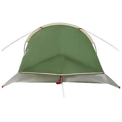 vidaXL Backpacking Tent 4-Person Green 185T Polyester with PU Coating - 40339