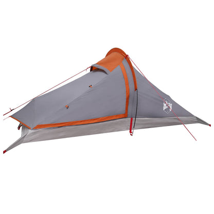 vidaXL Backpacking Tent 4-Person Grey and Orange - 40344