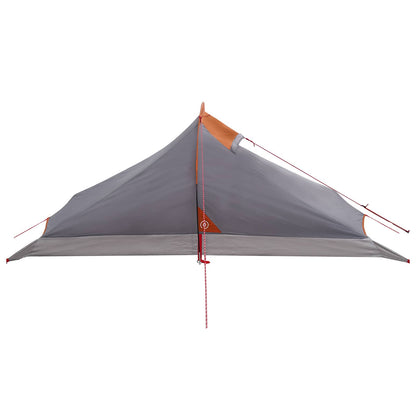 vidaXL Backpacking Tent 4-Person Grey and Orange - 40344
