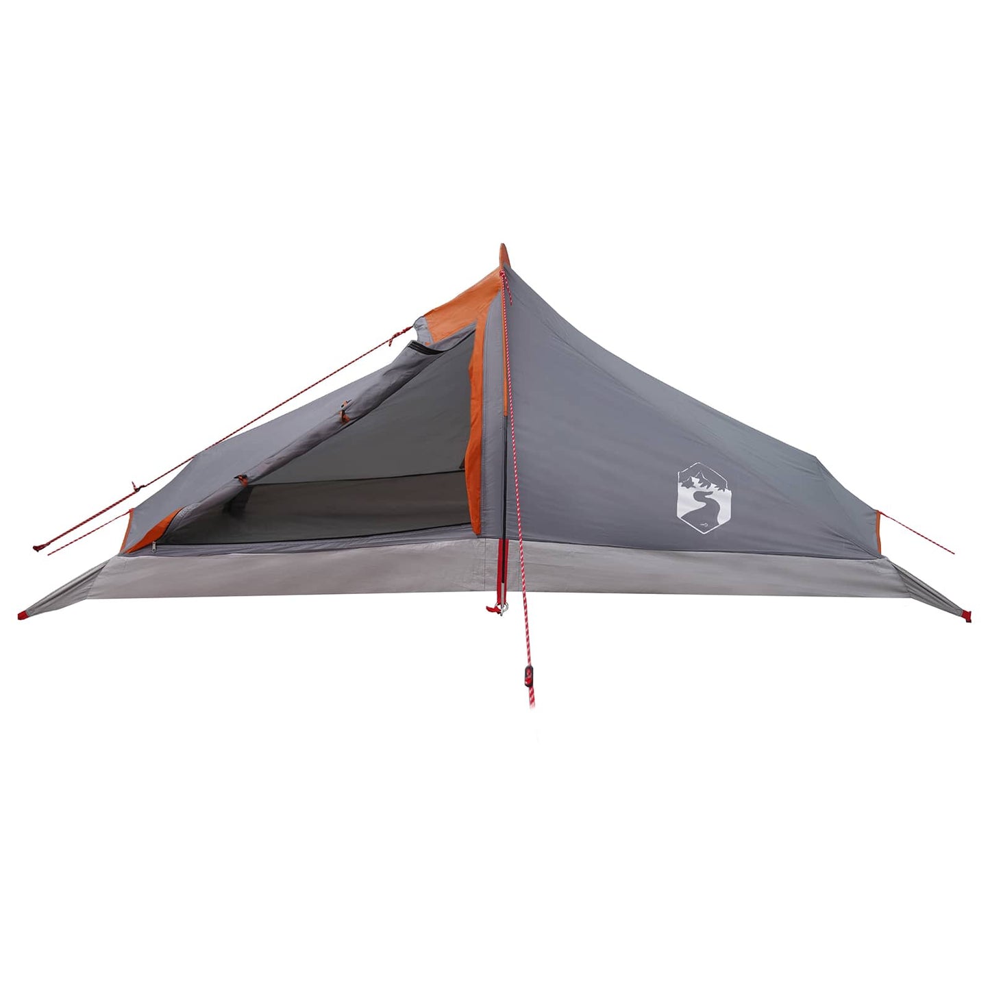 vidaXL Backpacking Tent 4-Person Grey and Orange - 40344