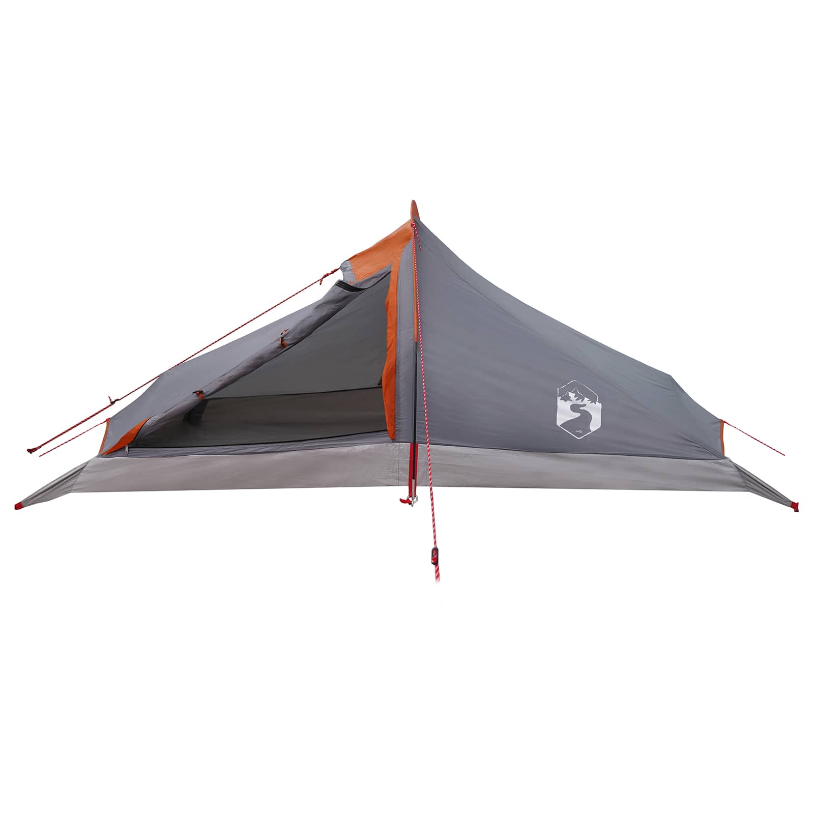 vidaXL Backpacking Tent 4-Person Grey and Orange - 40344