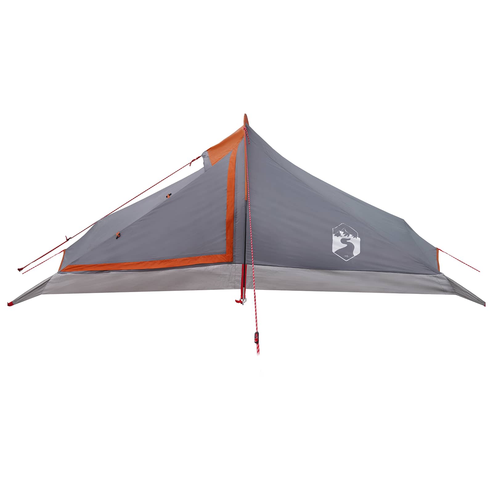 vidaXL Backpacking Tent 4-Person Grey and Orange - 40344