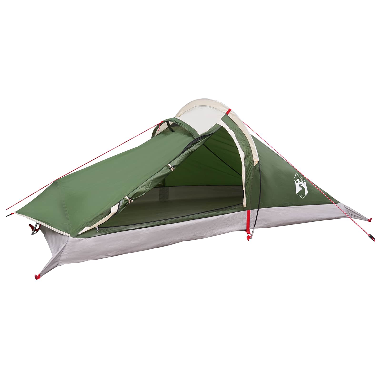 vidaXL Backpacking Tent 2-Person Green 185T Polyester with PU Coating - 40353