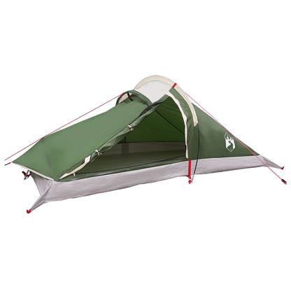 vidaXL Backpacking Tent 2-Person Green 185T Polyester with PU Coating - 40353