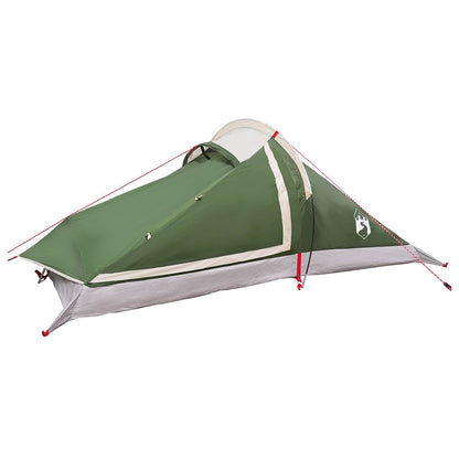 vidaXL Backpacking Tent 2-Person Green 185T Polyester with PU Coating - 40353