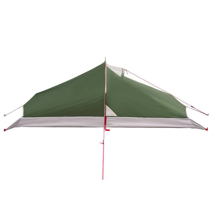 vidaXL Backpacking Tent 2-Person Green 185T Polyester with PU Coating - 40353
