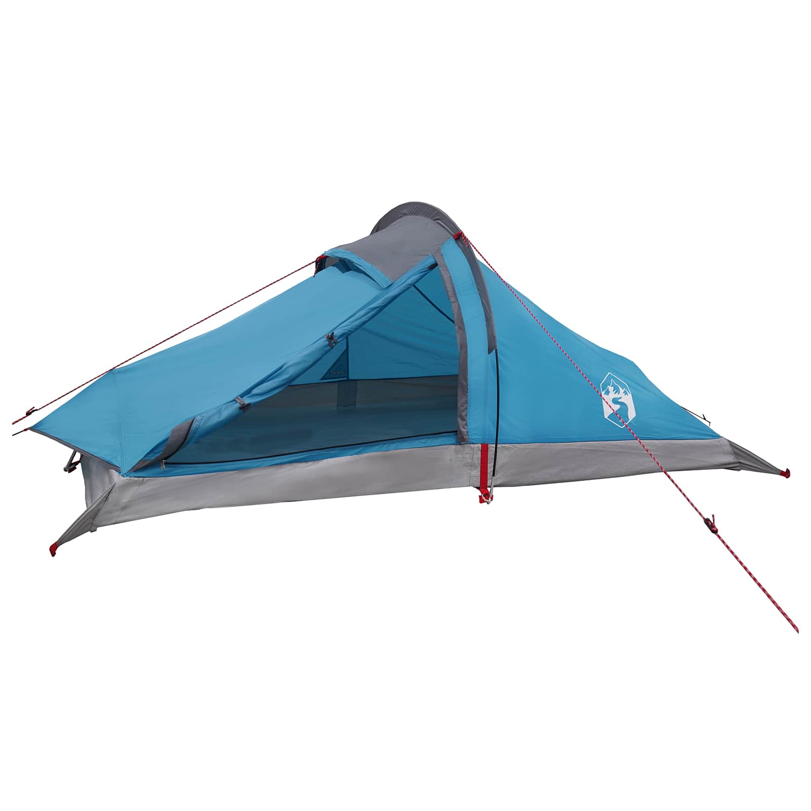 vidaXL Backpacking Tent 2-Person Blue 185T Polyester with PU Coating - 40366