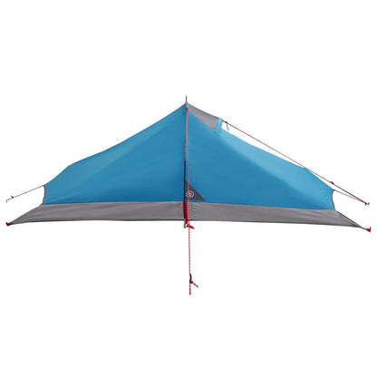 vidaXL Backpacking Tent 2-Person Blue 185T Polyester with PU Coating - 40366