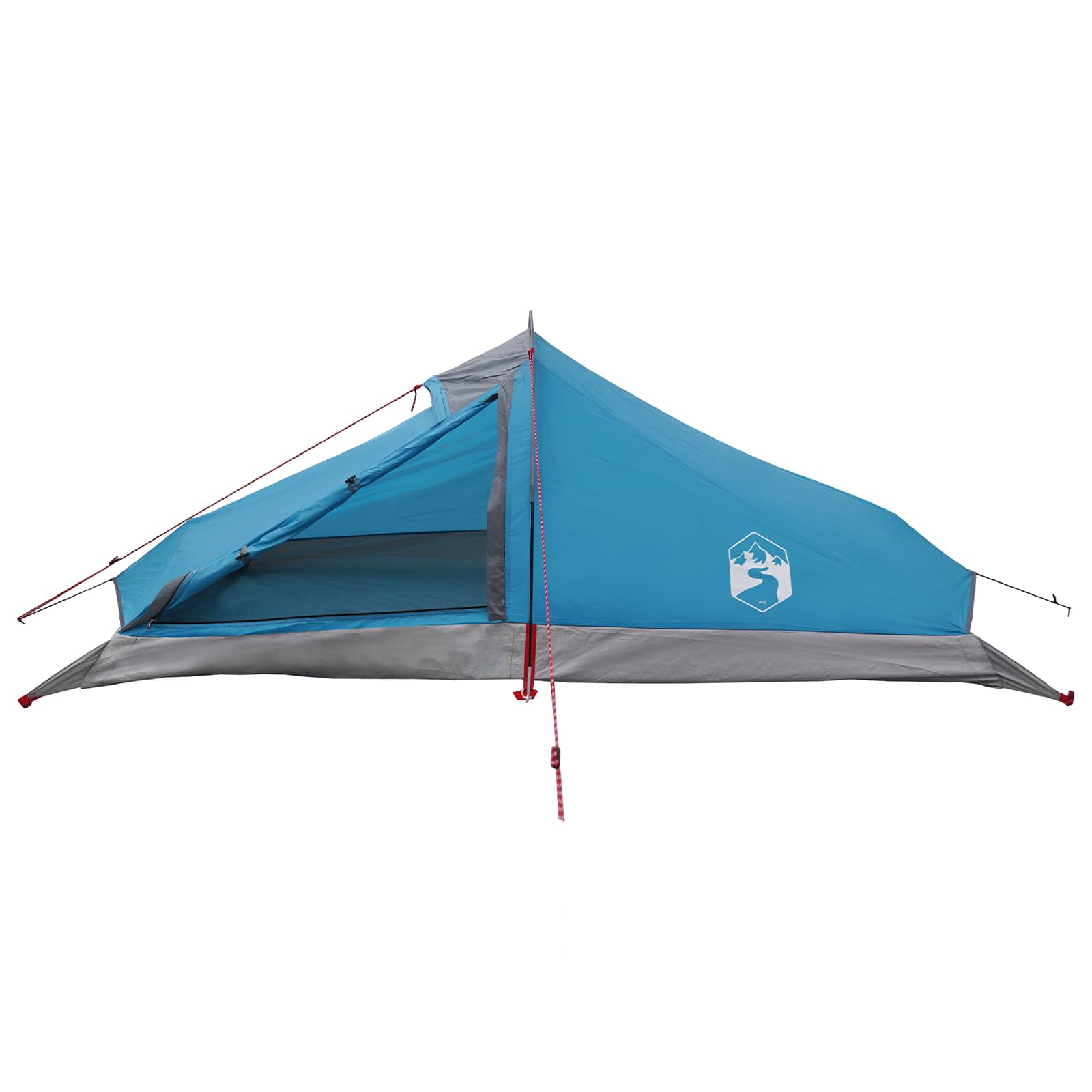 vidaXL Backpacking Tent 2-Person Blue 185T Polyester with PU Coating - 40366