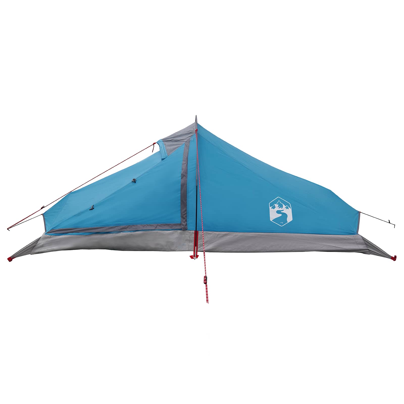 vidaXL Backpacking Tent 2-Person Blue 185T Polyester with PU Coating - 40366
