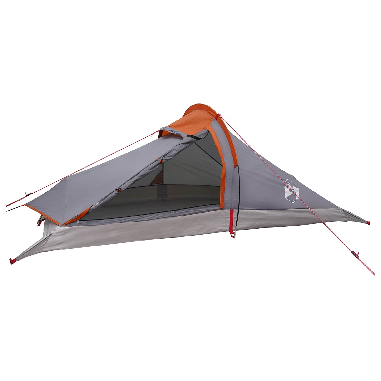 vidaXL Backpacking Tent 2-Person Grey and Orange - 40377