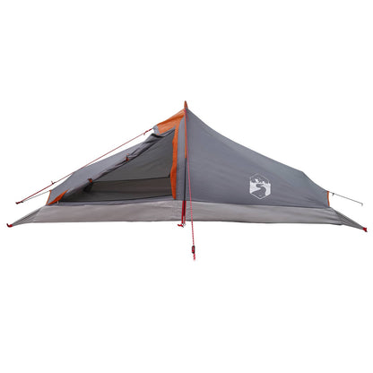 vidaXL Backpacking Tent 2-Person Grey and Orange - 40377
