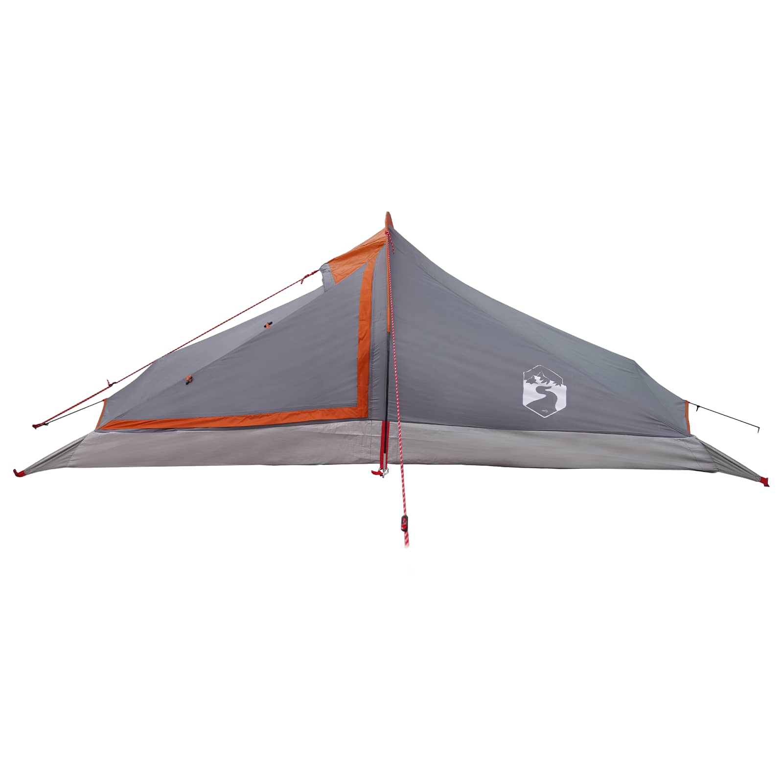 vidaXL Backpacking Tent 2-Person Grey and Orange - 40377