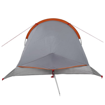 vidaXL Backpacking Tent 2-Person Grey and Orange - 40377