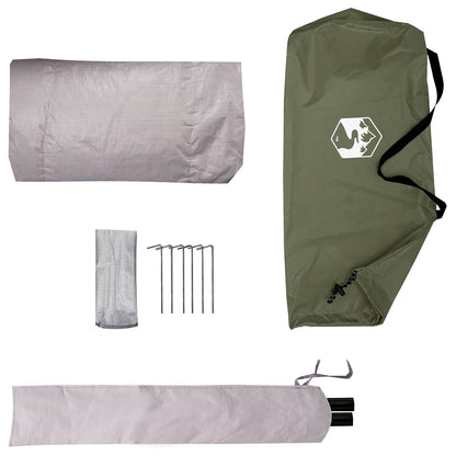 vidaXL Backpacking Tent 4-Person Olive Green