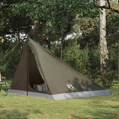 vidaXL Backpacking Tent 4-Person Brown and Grey