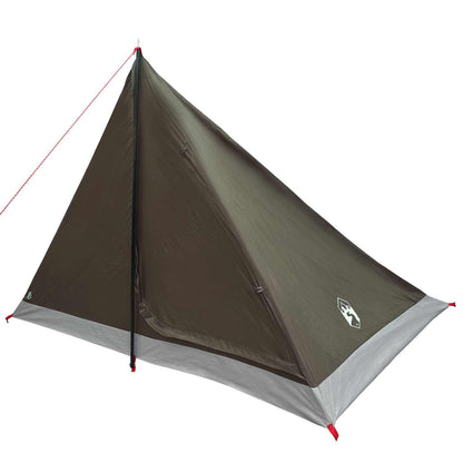 vidaXL Backpacking Tent 4-Person Brown and Grey