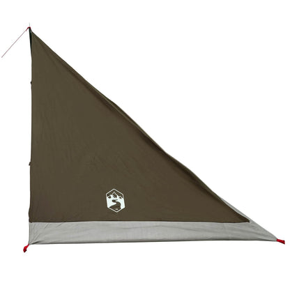vidaXL Backpacking Tent 4-Person Brown and Grey