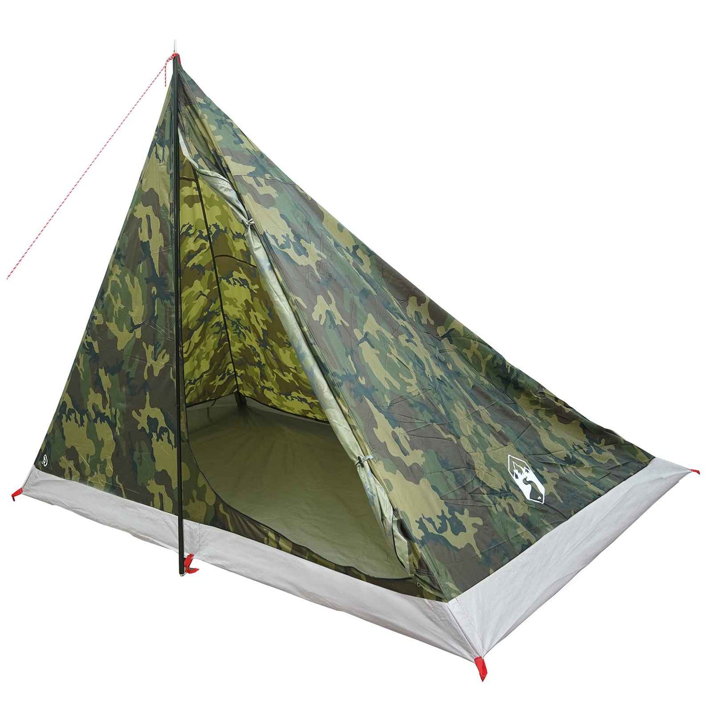 vidaXL Backpacking Tent 4-Person Camouflage - Green