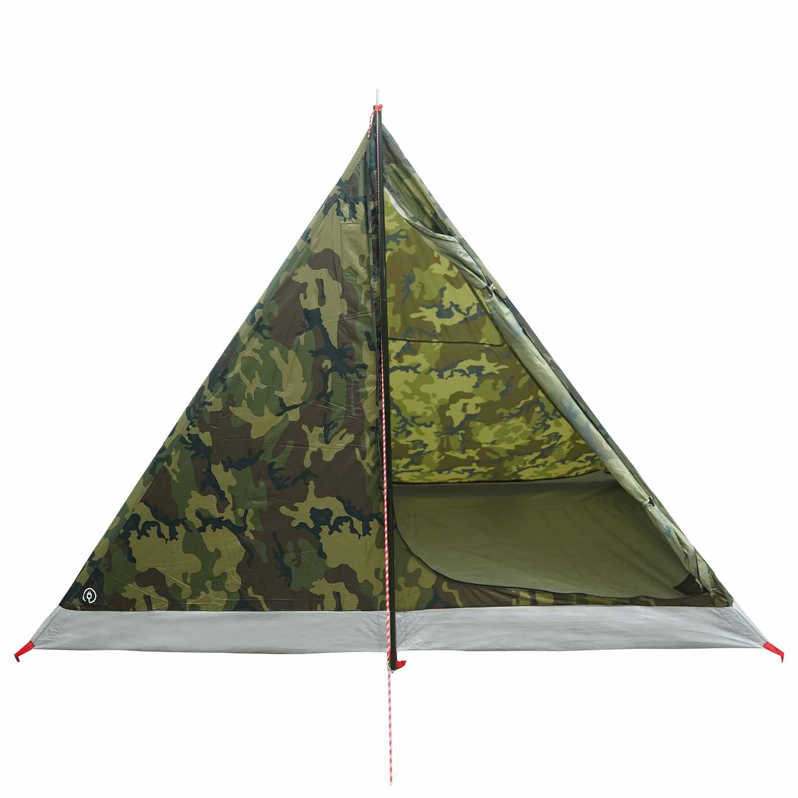 vidaXL Backpacking Tent 4-Person Camouflage - Green