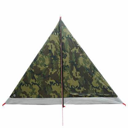 vidaXL Backpacking Tent 4-Person Camouflage - Green
