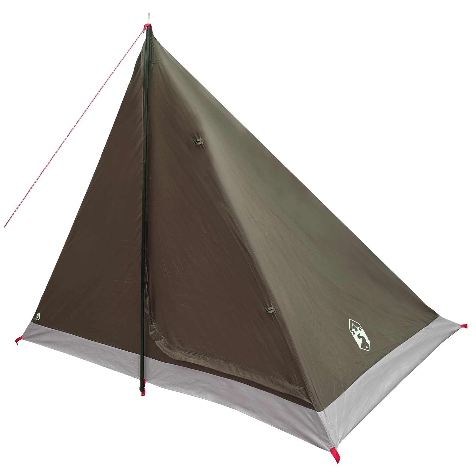 vidaXL Backpacking Tent 2-Person Brown and Grey