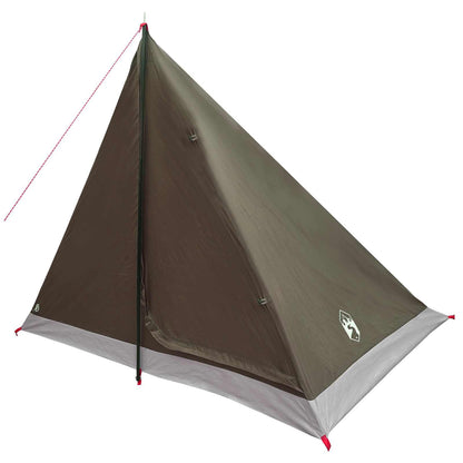 vidaXL Backpacking Tent 2-Person Brown and Grey
