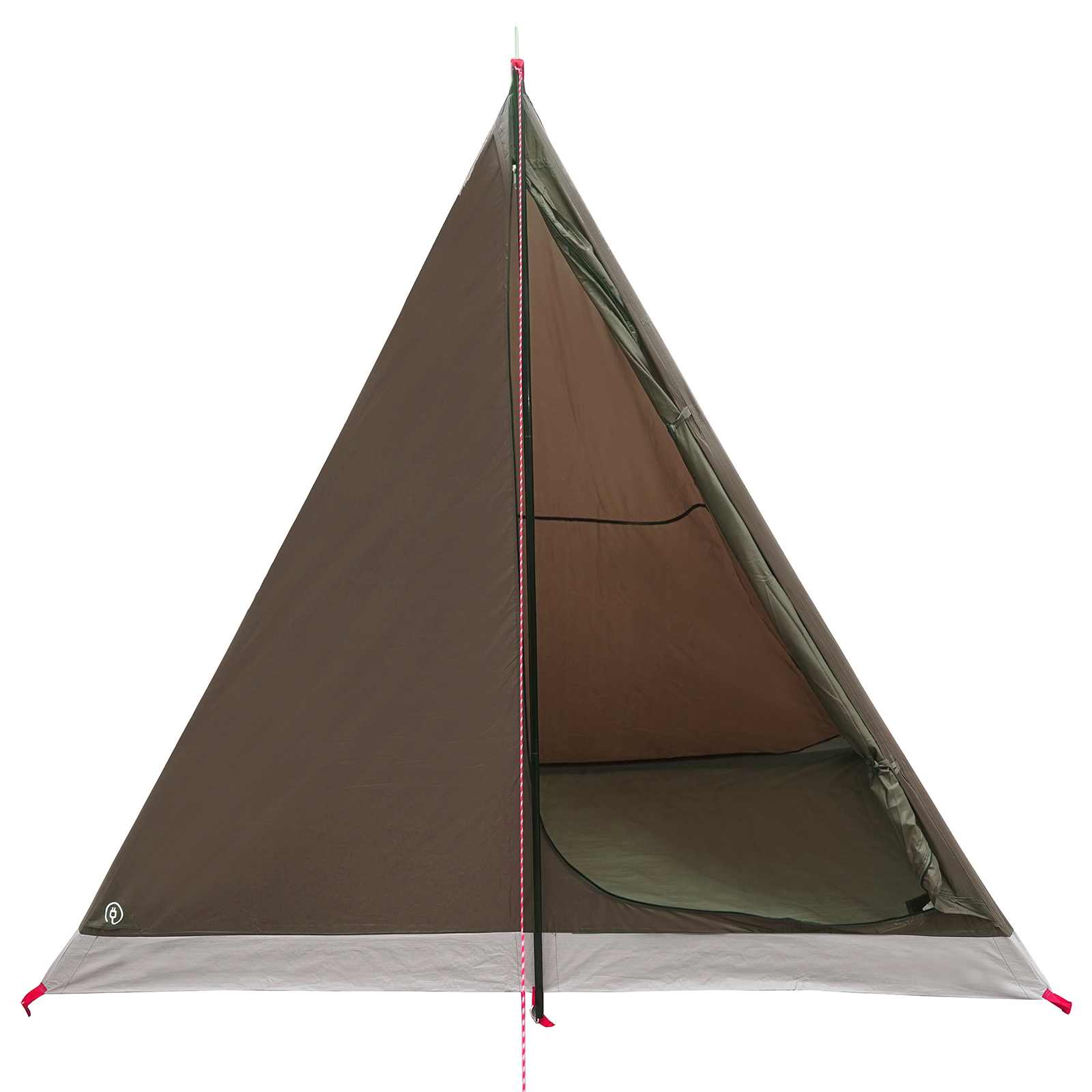 vidaXL Backpacking Tent 2-Person Brown and Grey