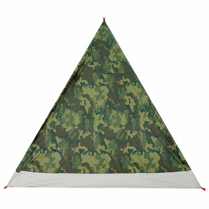 vidaXL Backpacking Tent 2-Person Camouflage - Green