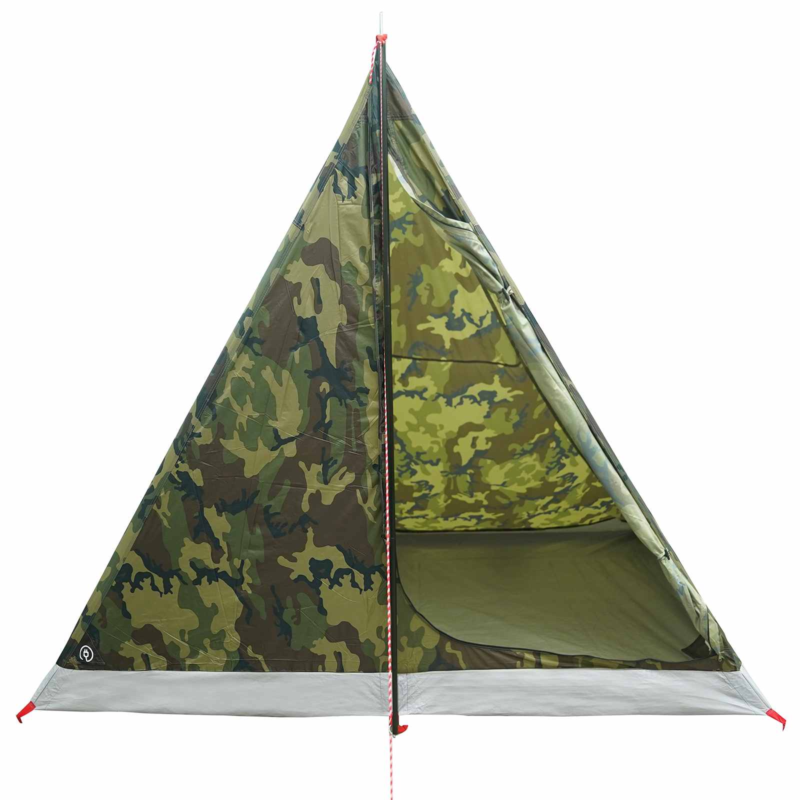 vidaXL Backpacking Tent 2-Person Camouflage - Green