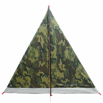 vidaXL Backpacking Tent 2-Person Camouflage - Green