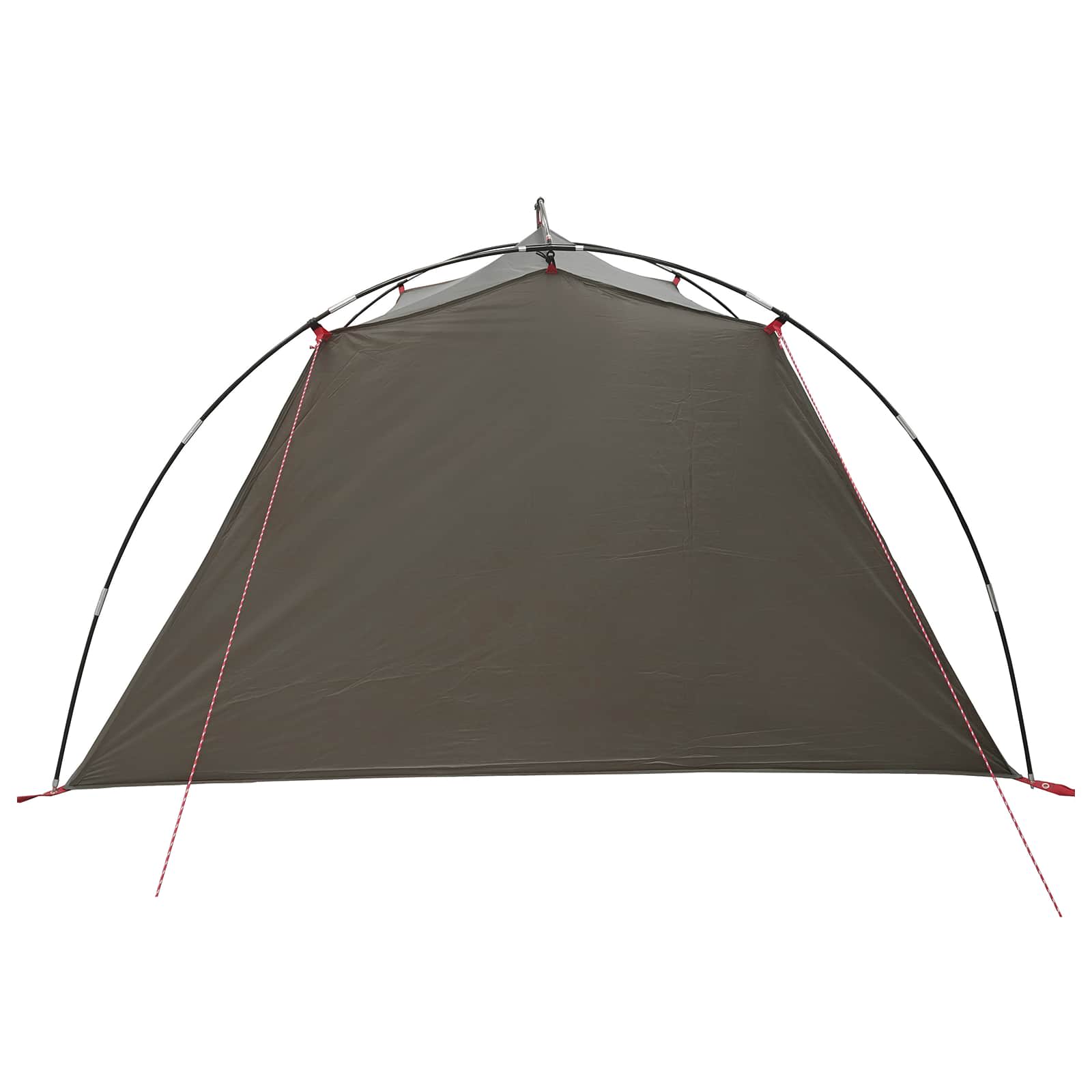 vidaXL Tunnel Tent 4-Person Brown and Grey