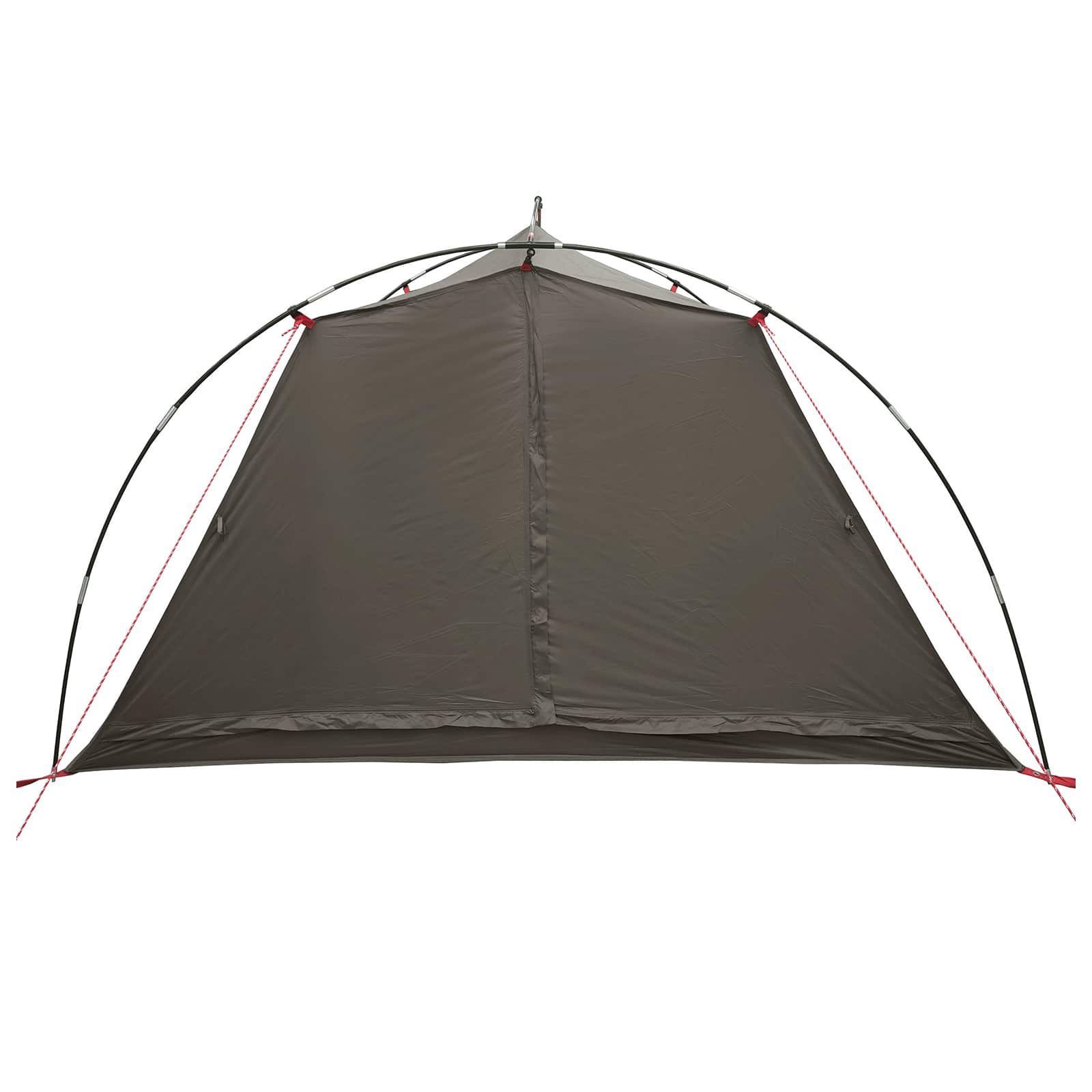 vidaXL Tunnel Tent 4-Person Brown and Grey