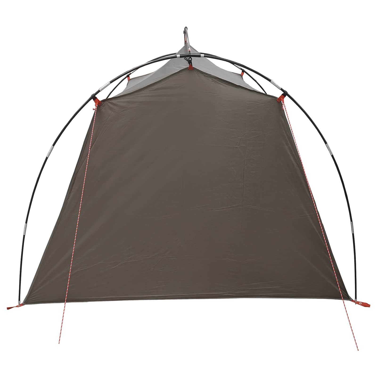 vidaXL Tunnel Tent 2-Person Brown and Grey
