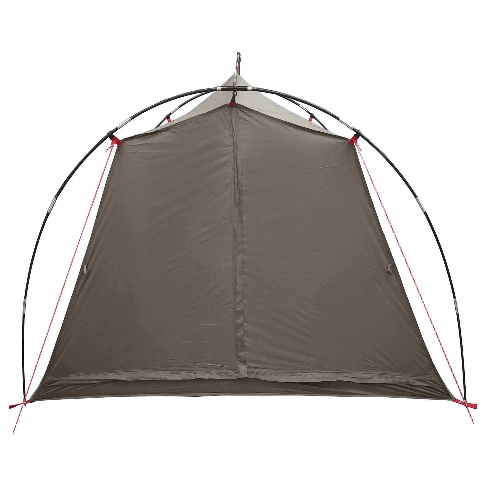 vidaXL Tunnel Tent 2-Person Brown and Grey