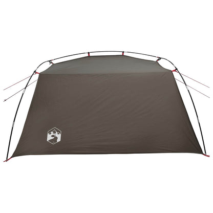 vidaXL Tunnel Tent 2-Person Brown and Grey