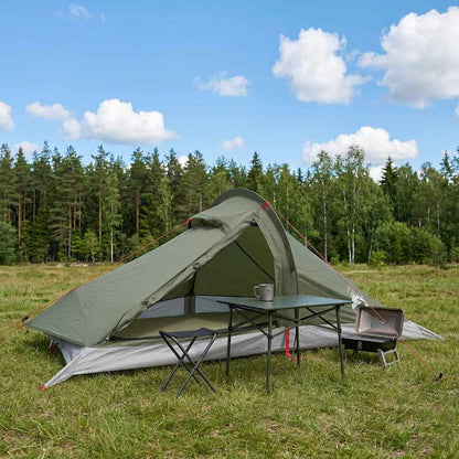 vidaXL Backpacking Tent 4-Person Olive Green - 40428