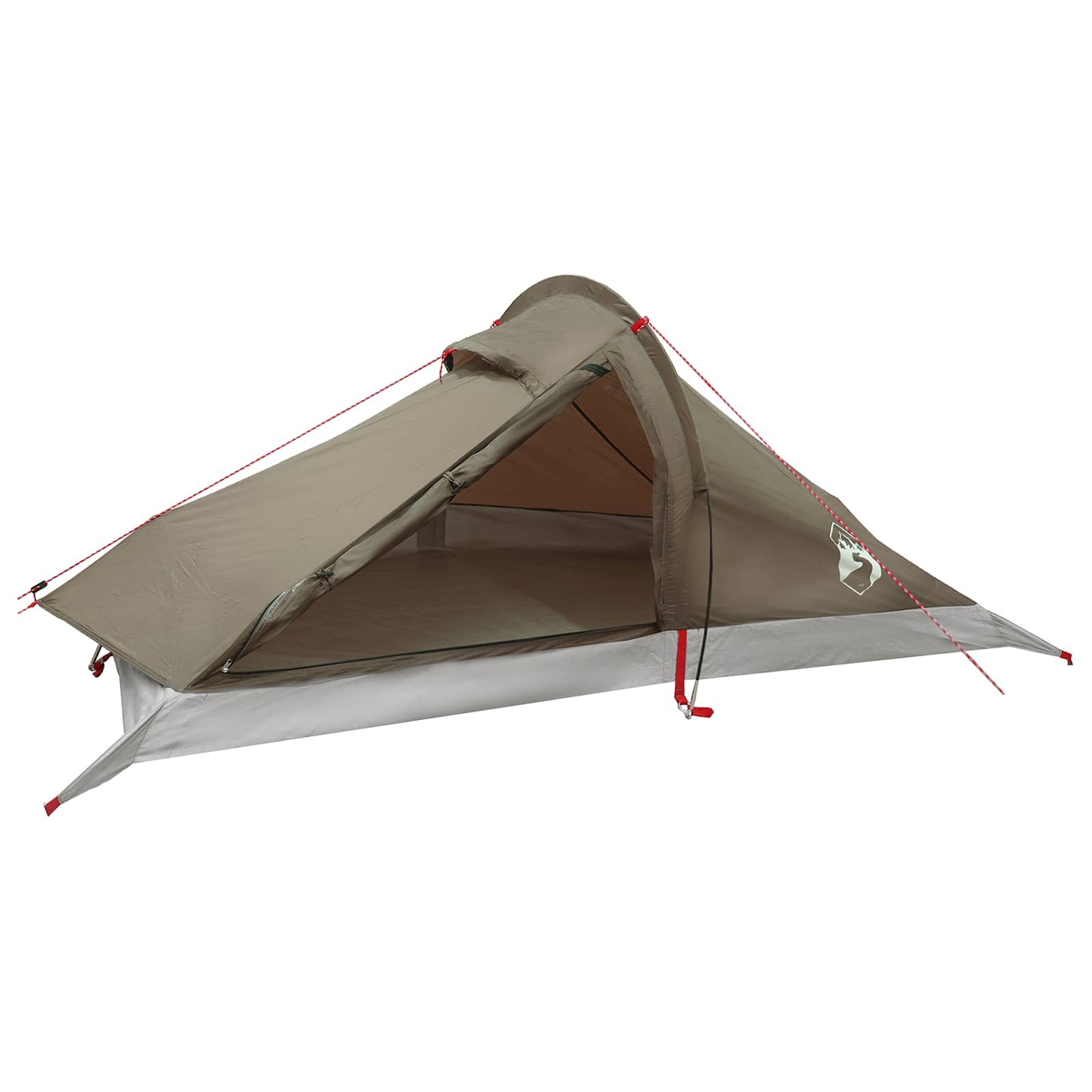 vidaXL Backpacking Tent 4-Person Brown and Grey - 40439