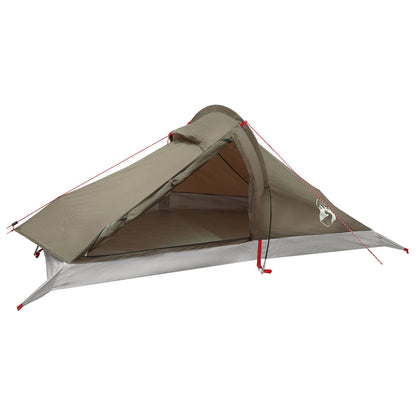 vidaXL Backpacking Tent 4-Person Brown and Grey - 40439