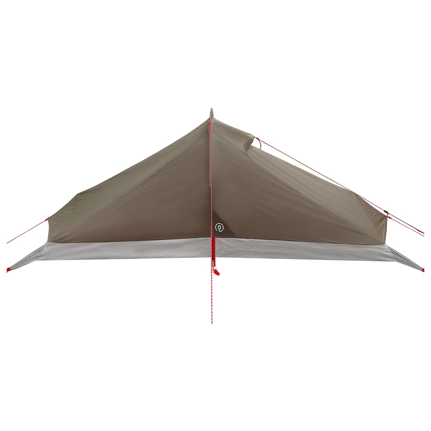 vidaXL Backpacking Tent 4-Person Brown and Grey - 40439