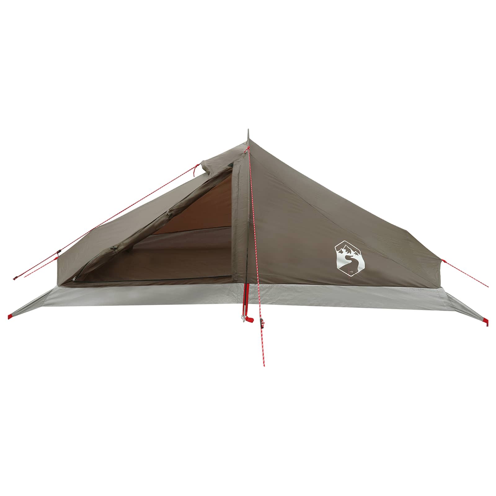 vidaXL Backpacking Tent 4-Person Brown and Grey - 40439