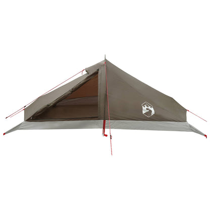 vidaXL Backpacking Tent 4-Person Brown and Grey - 40439