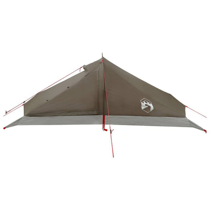 vidaXL Backpacking Tent 4-Person Brown and Grey - 40439
