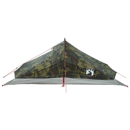 vidaXL Backpacking Tent 4-Person Camouflage - Green - 40452