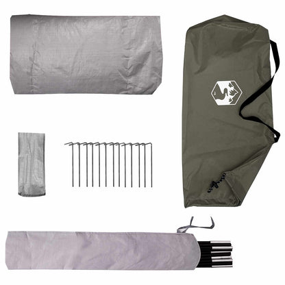 vidaXL Backpacking Tent 2-Person Olive Green - 40456